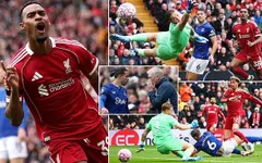Liverpool 2-1 Everton: Màn trình diễn chói sáng của Gravenberch