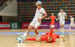 Thắng đậm Trung Quốc, đội tuyển Việt Nam tiếp tục dẫn đầu bảng E vòng loại futsal châu Á 2026