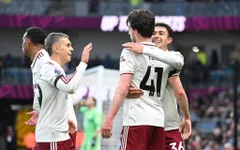 Gyokeres và Declan Rice tỏa sáng, Arsenal vững vàng ngôi đầu Ngoại hạng Anh