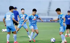 Các cầu thủ U22 Việt Nam tích cực rèn luyện để cạnh tranh suất dự SEA Games 33