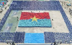 60.000 học sinh ở TP Hồ Chí Minh xác lập "kỷ lục kép" về đồng diễn võ nhạc Vovinam