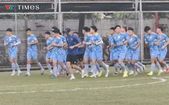 U22 Việt Nam có buổi tập đầu tiên trên đất Thái Lan
