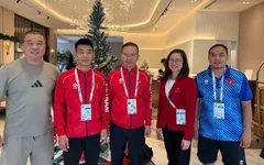 Trưởng đoàn Nguyễn Hồng Minh thăm, động viên tinh thần thi đấu đội MMA tại SEA Games 33