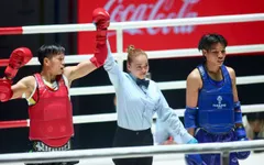 Vượt qua võ sĩ Thái Lan, Nguyễn Thị Chiều giành HCV Muay 