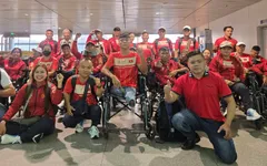 Đoàn thể thao người khuyết tật Việt Nam lên đường tham dự ASEAN Para Games 13
