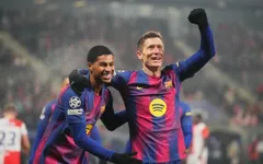 Barcelona ngược dòng giành chiến thắng trước Slavia Praha