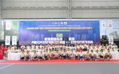 Hơn 100 VĐV tham gia Giải tennis doanh nhân trẻ mừng Xuân 2026