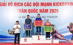 Hà Nội áp đảo tại Giải vô địch các đội mạnh Kickboxing toàn quốc 2026