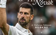 Djokovic áp đảo Tsitsipas vào vòng 3 Wimbledon 2026, bám đuổi kỷ lục Federer