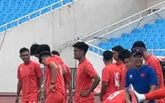 Sân Mỹ Đình chào đón ĐT Việt Nam trong buổi tập làm quen sân