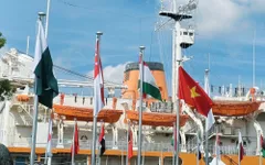 Quốc kỳ Việt Nam tung bay tại ASIAD 20