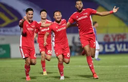 ẢNH: CLB Viettel lần đầu tiên thắng CLB Hà Nội trong trận derby thủ đô ở V.League