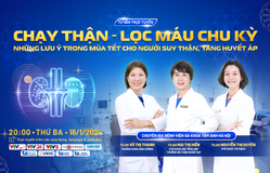 Tư vấn trực tuyến: "Chạy thân - lọc máu chu kỳ: Những lưu ý trong mùa Tết cho người suy thận, tăng huyết áp"