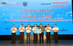 Bàn giao 100.000 cây xanh và vật tư góp phần “Xanh hóa Trường Sa”.