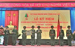 Bộ đội Biên phòng Gia Lai 60 năm bảo vệ chủ quyền lãnh thổ, an ninh biên giới quốc gia.