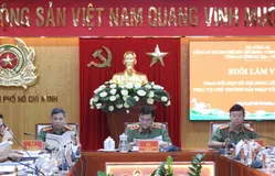 Công an họp bàn sáp nhập: không để gián đoạn phục vụ người dân
