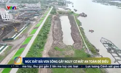 TP Hải Dương: Múc đất bãi ven sông gây nguy cơ mất an toàn đê điều