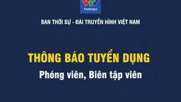 Ban Thời sự, Đài Truyền hình Việt Nam thông báo tuyển dụng