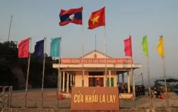 Quảng Trị: Ùn ứ xe chở gỗ tại cửa khẩu quốc tế La Lay