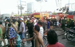 Cơ bản khống chế vụ cháy lớn tại đại lộ Võ Văn Kiệt, TP.HCM