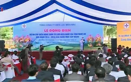 Thêm một xã vùng cao Nghệ An có điện lưới quốc gia