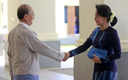 Cuộc gặp giữa Tổng thống Thein Sein và bà Suu Kyi diễn ra cởi mở, mang tính xây dựng