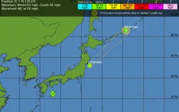 Bão Noul tiến vào Nhật Bản