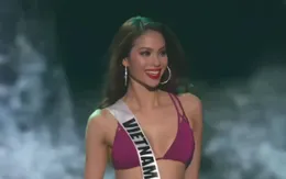 Phạm Hương đẹp nóng bỏng ở bán kết Hoa hậu Hoàn vũ 2015