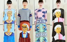 Chiêm ngưỡng BST hình họa độc đáo ở Tuần lễ Thời trang London