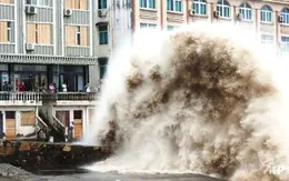 Siêu bão Chan-hom đổ bộ vào miền Đông Trung Quốc