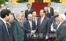 Chủ tịch nước tiếp cựu chuyên gia Việt Nam giúp cách mạng Campuchia