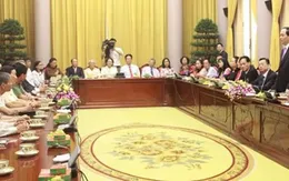 Chủ tịch nước gặp mặt cựu sĩ quan an ninh miền Nam