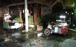 Hiện trường tan hoang sau vụ nổ bom ở khu nghỉ dưỡng Hua Hin, Thái Lan