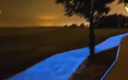 Làn đường phát sáng dành riêng cho xe đạp tại Ba Lan