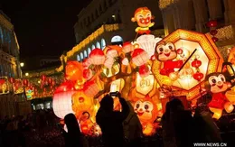 Các nước châu Á đón chào năm mới Bính Thân 2016