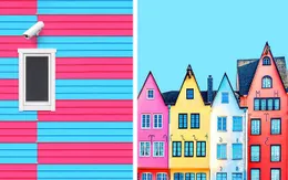 Rực rỡ những căn nhà mang màu sắc hoạt hình