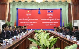 Đoàn đại biểu cấp cao Bộ Công an Việt Nam thăm Lào