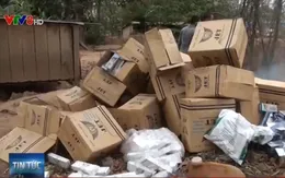 Quảng Trị tiêu hủy lượng lớn thuốc lá và rượu nhập lậu