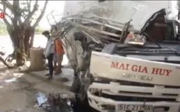 Vượt ẩu, xe đông lạnh gây tai nạn nghiêm trọng