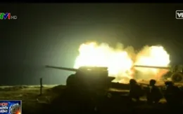 Triều Tiên phát hành video quân đội diễn tập bắn đạn thật vào ban đêm