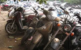 Bán đấu giá lô xe máy vi phạm giao thông tại TP.HCM