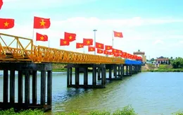 Hình ảnh cây cầu Hiền Lương xưa và nay