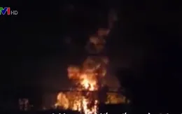 Cháy nổ lớn tại trạm chiết nạp gas ở Nghệ An
