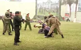 Diễn tập thực binh chống khủng bố tại Hà Nội
