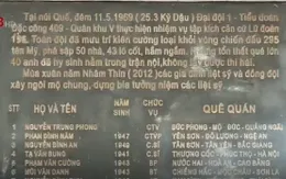 Quảng Nam đón nhận bằng Di tích Đền thờ liệt sỹ Núi Quế