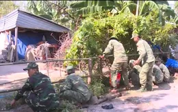 Long An: Bộ đội Biên phòng tích cực giúp đỡ người dân
