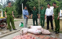 Bắt vụ vận chuyển 200kg mỡ thối tại Hà Tĩnh