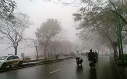 Mưa phùn, nồm ẩm và sương mù tiếp diễn ở Bắc Bộ