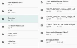 Mẹo hay tìm nhanh những tập tin đã tải về trên thiết bị Android
