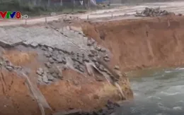 Sạt lở công trình thủy lợi Ngàn Trươi - Cẩm Trang